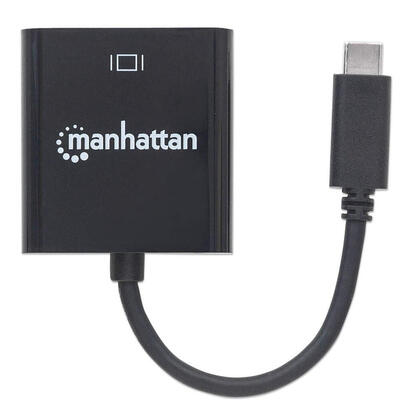 manhattan-convertidor-usb-c-a-vga-usb-tipo-c-macho-a-vga-hembra-negro