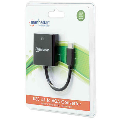 manhattan-convertidor-usb-c-a-vga-usb-tipo-c-macho-a-vga-hembra-negro