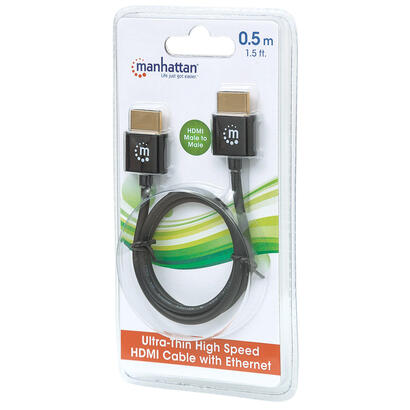 manhattan-cable-hdmi-super-delgado-de-alta-velocidad-con-ethernet-05m-negro