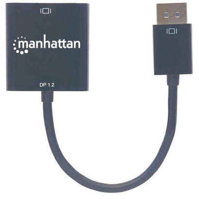 manhattan-adaptador-displayport-12a-a-dvi-d-hembra-activo-23-cm-negro