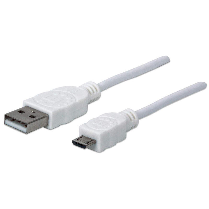 manhattan-cable-usb-micro-b-de-alta-velocidad-usb-20-a-macho-micro-b-macho-480-mbps-18-m-blanco