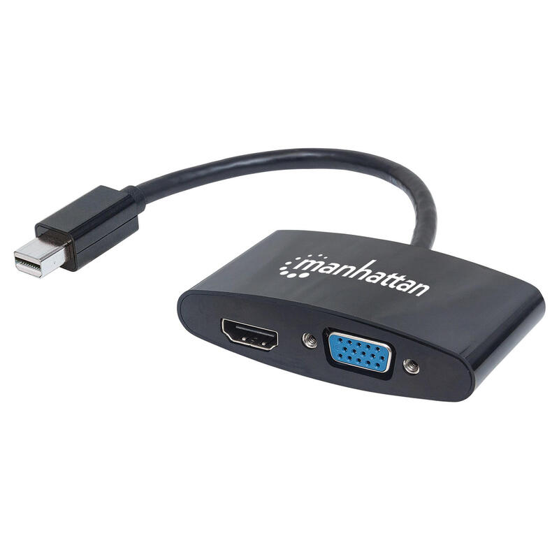 manhattan-adaptador-2-en-1-mini-displayport-4k-mini-displayport-macho-a-hdmivga-hembra-pasivo-negro