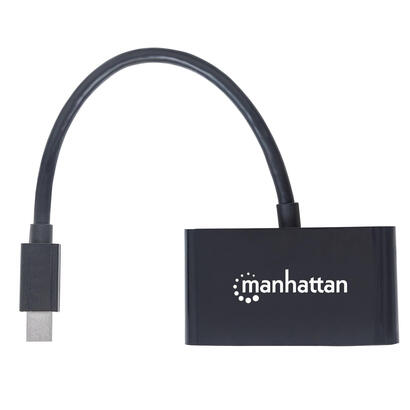 manhattan-adaptador-2-en-1-mini-displayport-4k-mini-displayport-macho-a-hdmivga-hembra-pasivo-negro