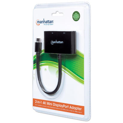 manhattan-adaptador-2-en-1-mini-displayport-4k-mini-displayport-macho-a-hdmivga-hembra-pasivo-negro