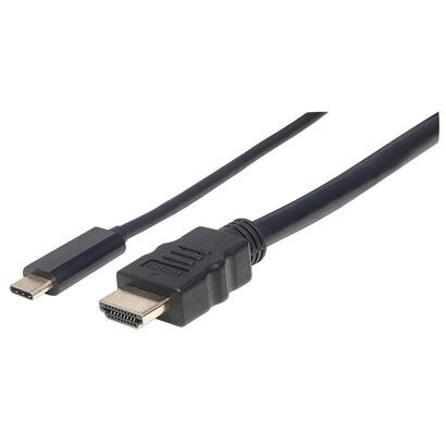 manhattan-cable-usb-c-a-hdmi-modo-dp-alt-a-hdmi-4k-1m-negro