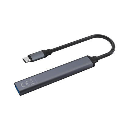 concentrador-usb-c-savio-ak-71-3-x-usb-a-20-1-x-usb-a-30-4-en-1-5-gbps