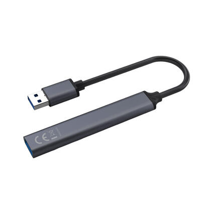 concentrador-usb-a-savio-ak-70-3-usb-a-20-1-usb-a-31-gen-1-4-en-1-5-gbps