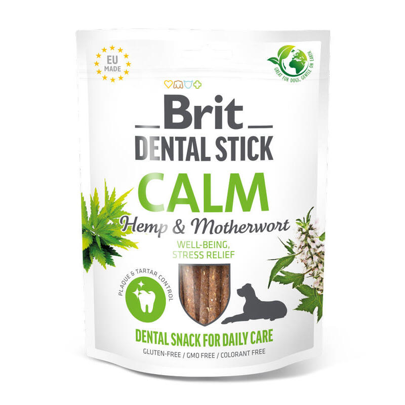 brit-dental-stick-calm-hemp-materwort-251g