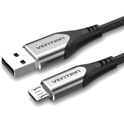 cable-usb-20-vention-coahc-usb-macho-microusb-macho-hasta-60w-480mbps-25cm-gris