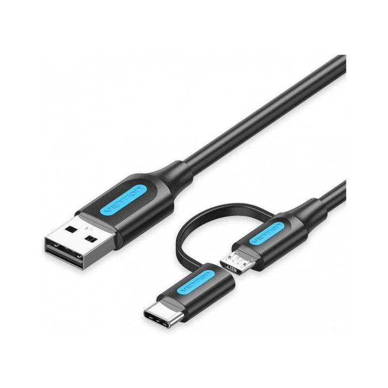 vention-cqdbf-usb-2w1-usb-20-do-usb-cmicrousb-1m-negro