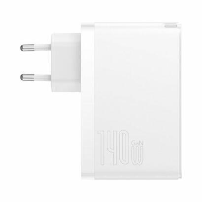 cargador-rapido-gan5-pro-2xusb-cusb-140w-eu-blanco-baseus