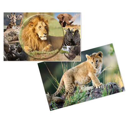 herma-protector-de-escritorio-animales-de-africa-55x35-3-piezas