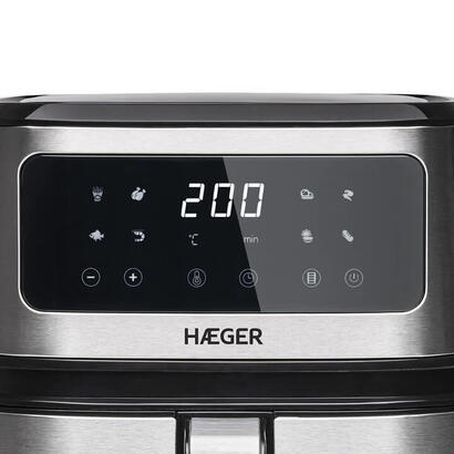 haeger-af-d50004a-5-l-1200-w-freidora-de-aire-caliente-negro-acero-inoxidable