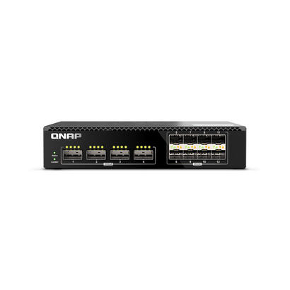 qnap-qsw-2104-2t-a-conmutador-gestionado-4-x-100-gigabit-qsfp28-8-x-25-gigabit-sfp28-montaje-en-rack
