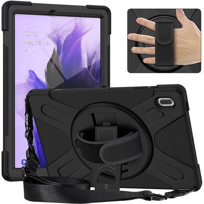 austin-defender-case-samsung-galaxy-tab-s9-fes9s8s7-fes7-with-hand-strap-and-shoulder-strap-black-warranty-24m