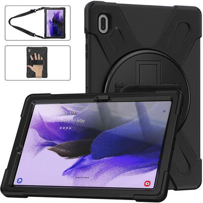 austin-defender-case-samsung-galaxy-tab-s9-fes9s8s7-fes7-with-hand-strap-and-shoulder-strap-black-warranty-24m