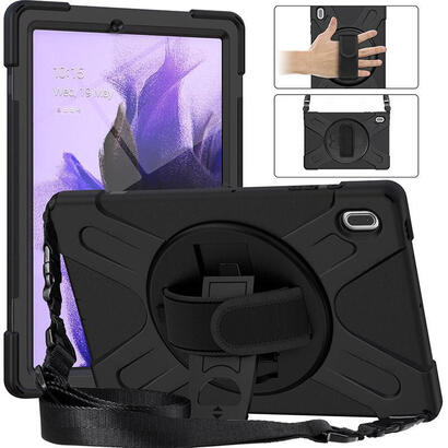 austin-defender-case-samsung-galaxy-tab-s9-fes9s8s7-fes7-with-hand-strap-and-shoulder-strap-black-warranty-24m