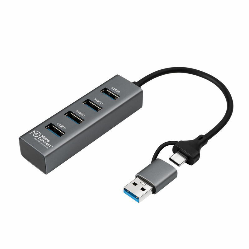 microconnect-usb-30-hub-4-port-with-usb-c-a-connectors-5gbps-015m microconnect-usb-30-hub-4-port-with-usb-c-a-connectors-5gbps-015m