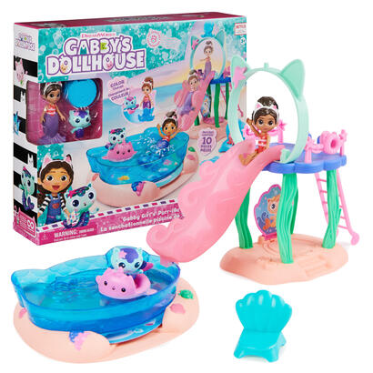 spin-master-dreamworks-gabby-s-dollhouse-cat-adventures-purrific-pool-party-playset-telon-de-fondo-con-figuras-de-gabby-y-merkit