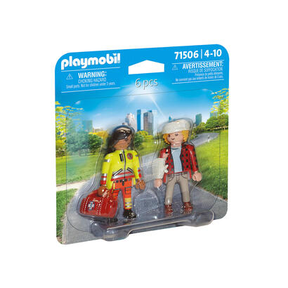 playmobil-71506-duopack-paramedico-con-paciente