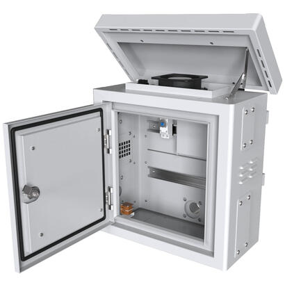 mini-radius-pole-mounted-cctv-cabinet-for-4-cameras