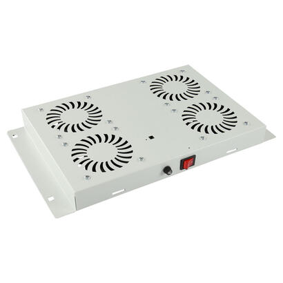 lanview-by-logon-4-ventiladores-modulo-de-ventilador-analogico-controlado-por-termostato-blanco-enchufe-uk