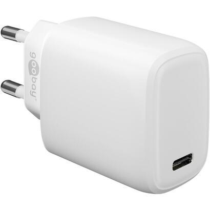 goobay-65406-cargador-usb-c-pd-gan-fast-charger-20-w-white