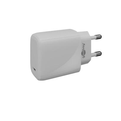 goobay-65406-cargador-usb-c-pd-gan-fast-charger-20-w-white