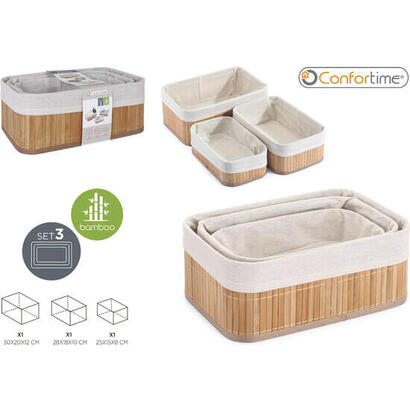 set-3-cestas-ordenacion-bambu-natur-confortime