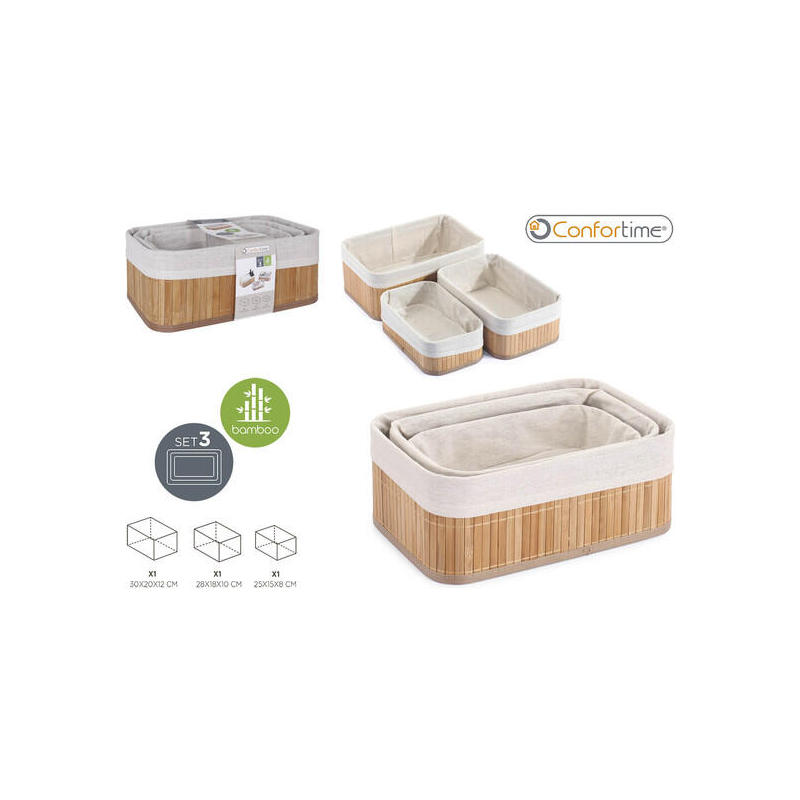 set-3-cestas-ordenacion-bambu-natur-confortime