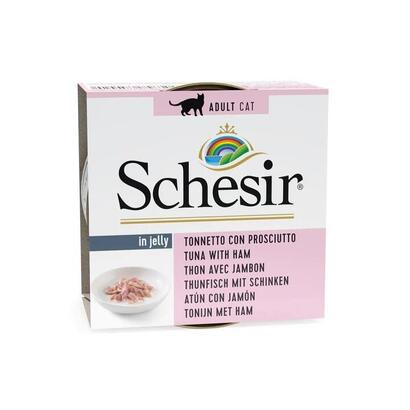 schesir-in-jelly-tuna-with-ham-comida-humeda-para-gatos-85-g