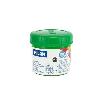 pack-de-6-unidades-milan-bote-de-tempera-40ml-secado-rapido-mezclable-color-verde-claro
