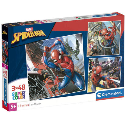 puzzle-spiderman-marvel-3x48pzs