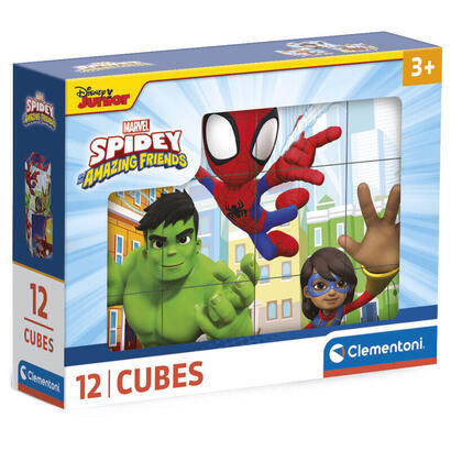 puzzle-cubo-spidey-and-his-amazing-friends-marvel-12pzs