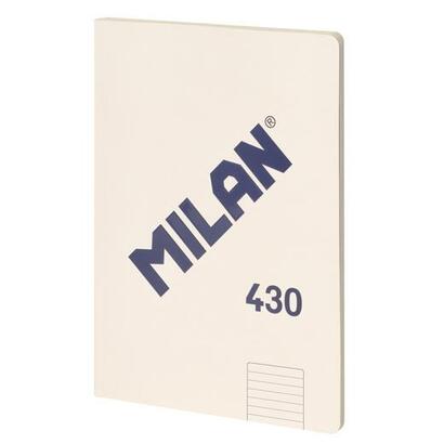 pack-de-3-unidades-milan-libreta-encolada-a4-48h-papel-95gr-1-linea-7mm-serie-1918-beige