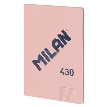 pack-de-3-unidades-milan-libreta-encolada-a4-48h-papel-95gr-1-linea-7mm-serie-1918-rosa
