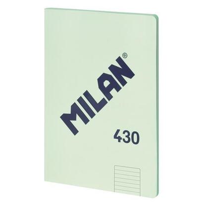 pack-de-3-unidades-milan-libreta-encolada-a4-48h-papel-95gr-1-linea-7mm-serie-1918-verde