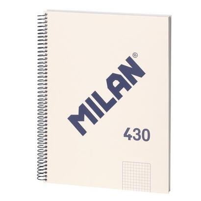 pack-de-3-unidades-milan-libreta-con-espiral-a4-80h-papel-95gr-pautado-1-linea-7mm-serie-1918-beige