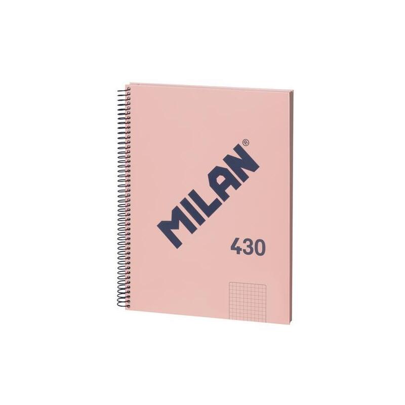 pack-de-3-unidades-milan-libreta-con-espiral-a4-80h-papel-95gr-pautado-1-linea-7mm-serie-1918-rosa