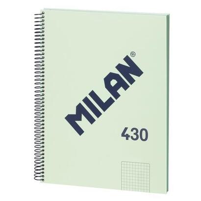 pack-de-3-unidades-milan-libreta-con-espiral-a4-80h-papel-95gr-pautado-1-linea-7mm-serie-1918-verde