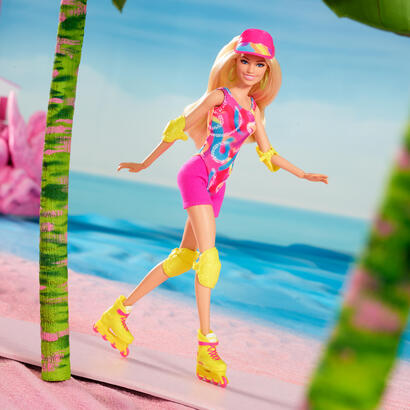 mattel-barbie-the-movie-margot-robbie-como-barbie-muneca-patinaje-en-linea