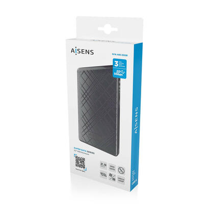 aisens-caja-externa-25-95mm-sata-a-usb-30usb31-gen1-negra-ase-2522b