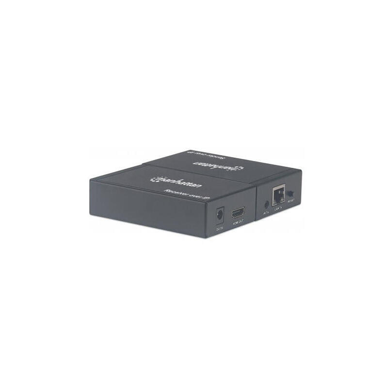 manhattan-1080p-hdmi-over-ip-extender-kit-extends-1080p-signal-up-to-120m-with-a-switch-and-single-ethernet-cable-ir-support-bla