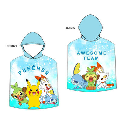 poncho-playa-micro-55-x-11cm-infantil-pokemon