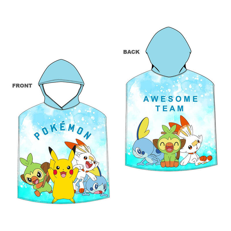 poncho-playa-micro-55-x-11cm-infantil-pokemon