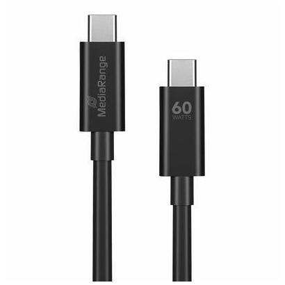 cable-mediarange-mrcs213-usb-32-gen-1-31-gen-1-12-m-usb-c-negro