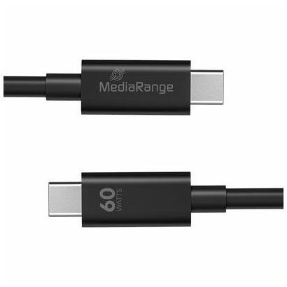 cable-mediarange-mrcs213-usb-32-gen-1-31-gen-1-12-m-usb-c-negro