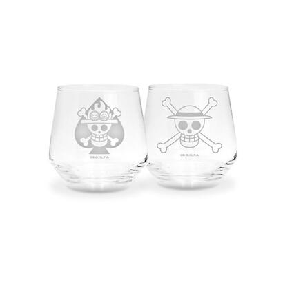 pack-2-vasos-abystyle-one-piece-luffy-ace