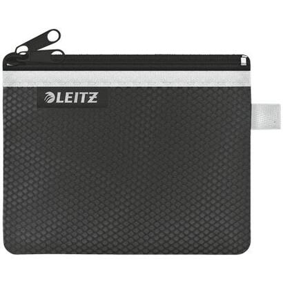 leitz-wow-bolsa-porta-todo-pequena-2-compartimentos-tamano-105x6x140mm-lavable-y-duradera-cierre-de-cremallera-