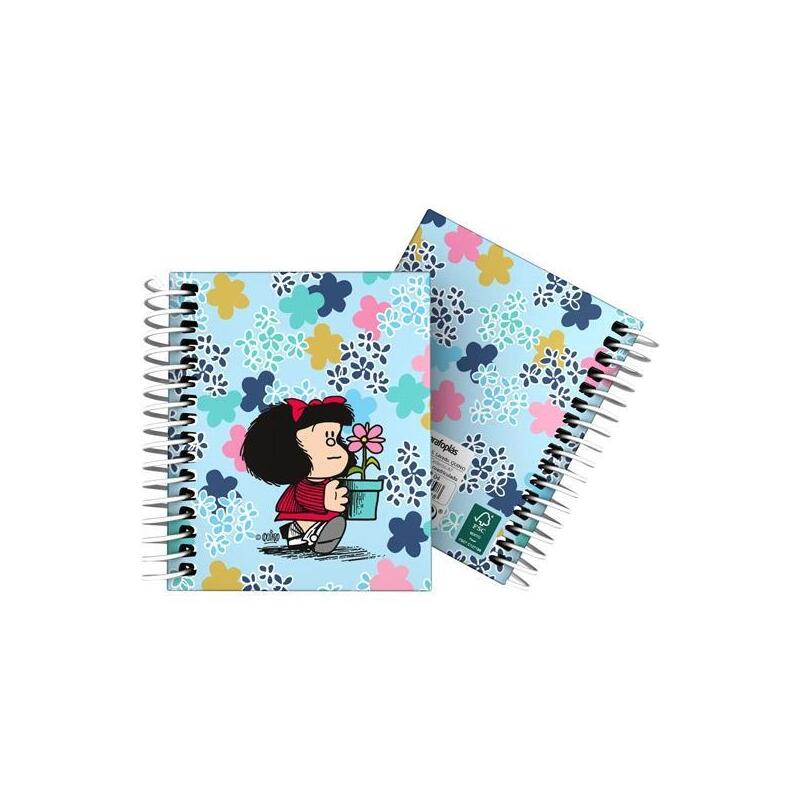 grafoplas-cuaderno-a7-forrado-tapa-dura-100h-70gr-5x5mm-4-bandas-color-mafalda-24-lively-fsc